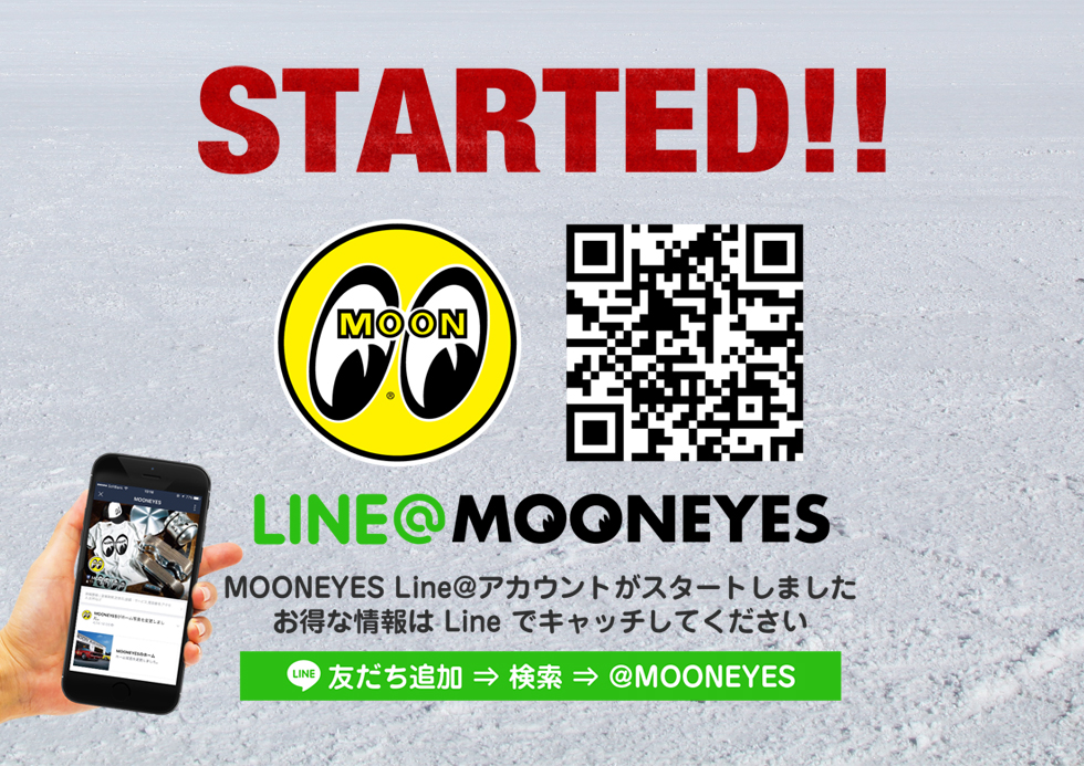 MOONEYESがLINE＠アカウントを開設しました！