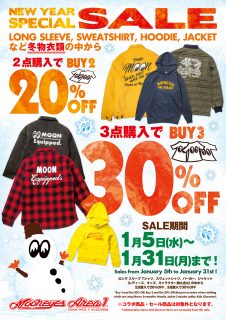 MOONEYES Area-1 限定 NEW YEAR SPECIAL SALE