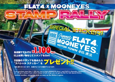 FLAT4 X MOONEYES スタンプ ラリー SUMMER 2025
